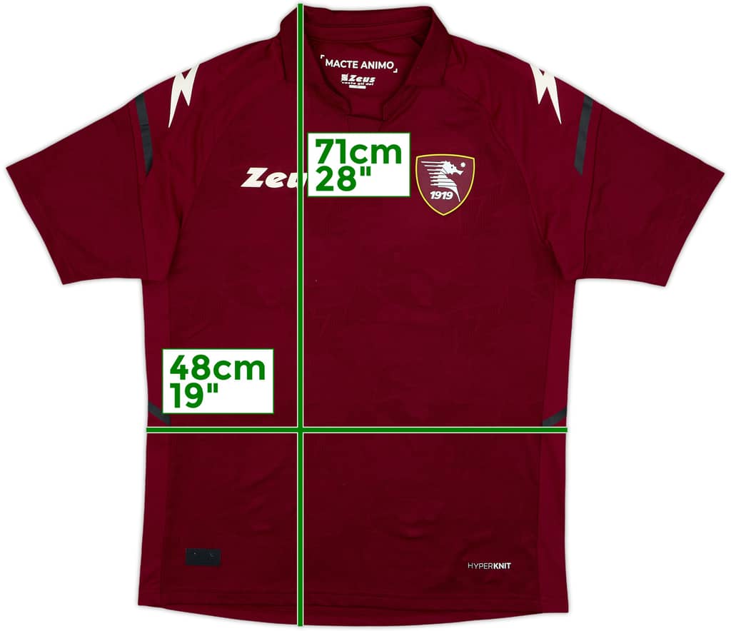 2021-22 Salernitana Home Shirt - 8/10 - (M)