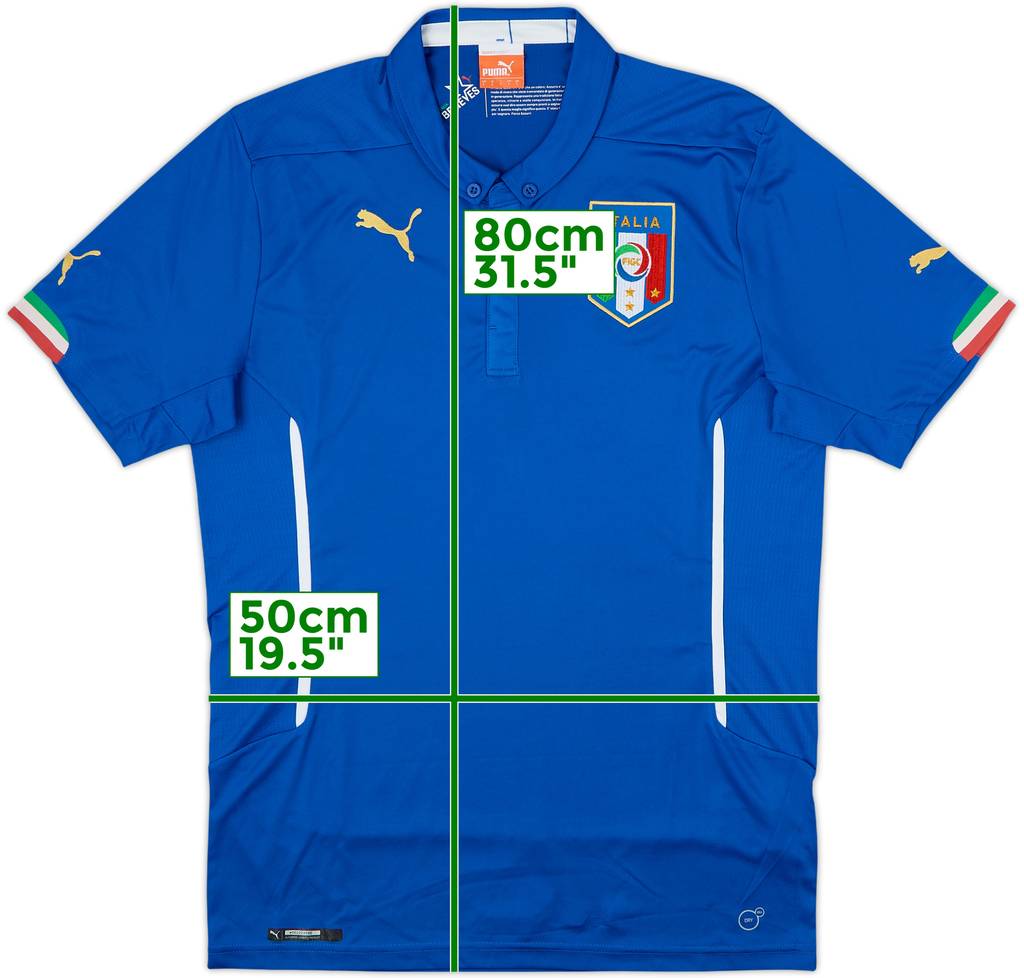 2014-15 Italy Home Shirt - 10/10 - (L)