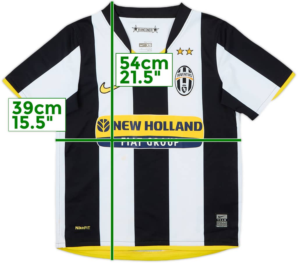 2008-09 Juventus Home Shirt - 6/10 - (6-7 Years)