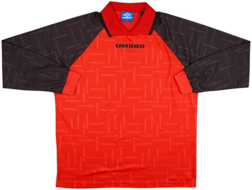 1990s Umbro Template L/S Shirt - 10/10 - (XL)