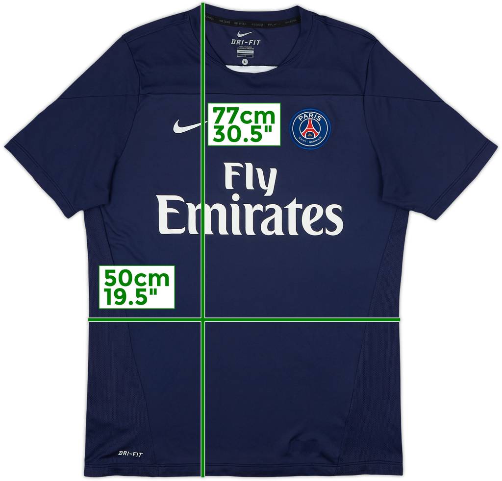 Camiseta Nike de entrenamiento del Paris Saint-Germain 2013-14 - 10/10 - (L)