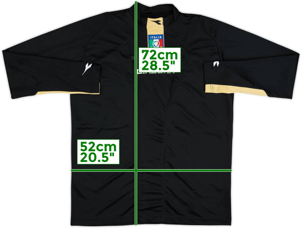 2007-09 Italy Diadora Referee L/S Shirt - 7/10 - (S)
