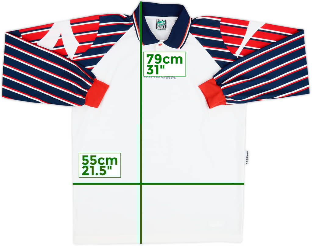 1990s Diadora Template L/S Shirt - 6/10 - (XL)