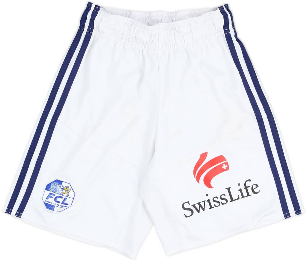 2014-15 FC Luzern Home Shorts - 5/10 - (M.Boys)