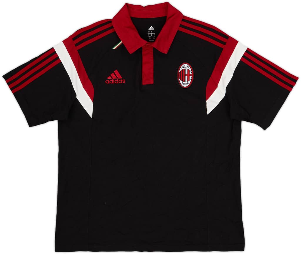 2014-15 AC Milan adidas Polo Shirt - 8/10 - (L)