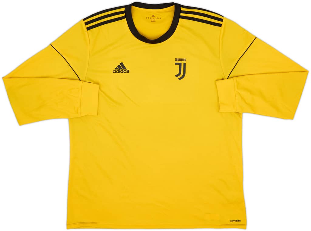 Camiseta adidas de entrenamiento de manga larga del Juventus 2017-18 - 8/10 - (XL)