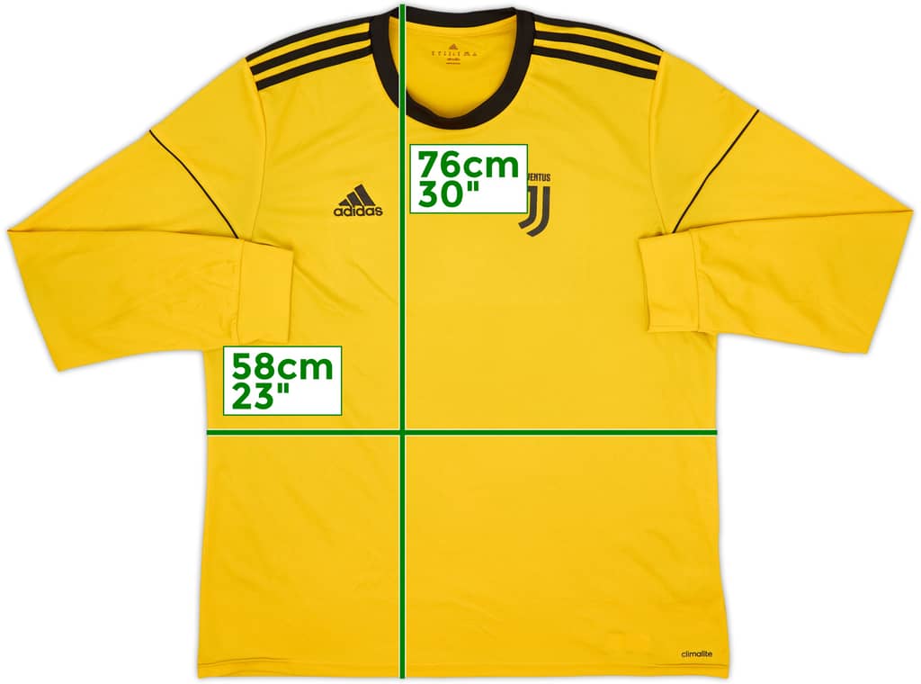 Camiseta adidas de entrenamiento de manga larga del Juventus 2017-18 - 8/10 - (XL)