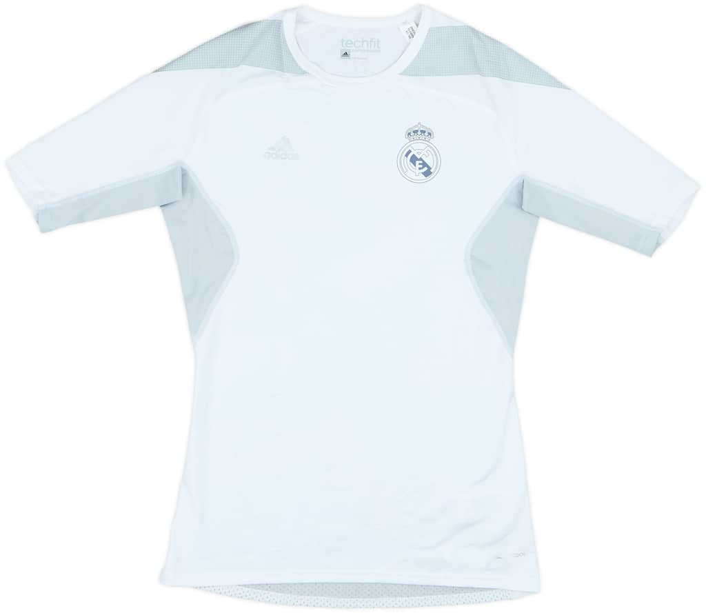 2015-16 Real Madrid adidas Techfit Compression Shirt - 8/10 - (L)