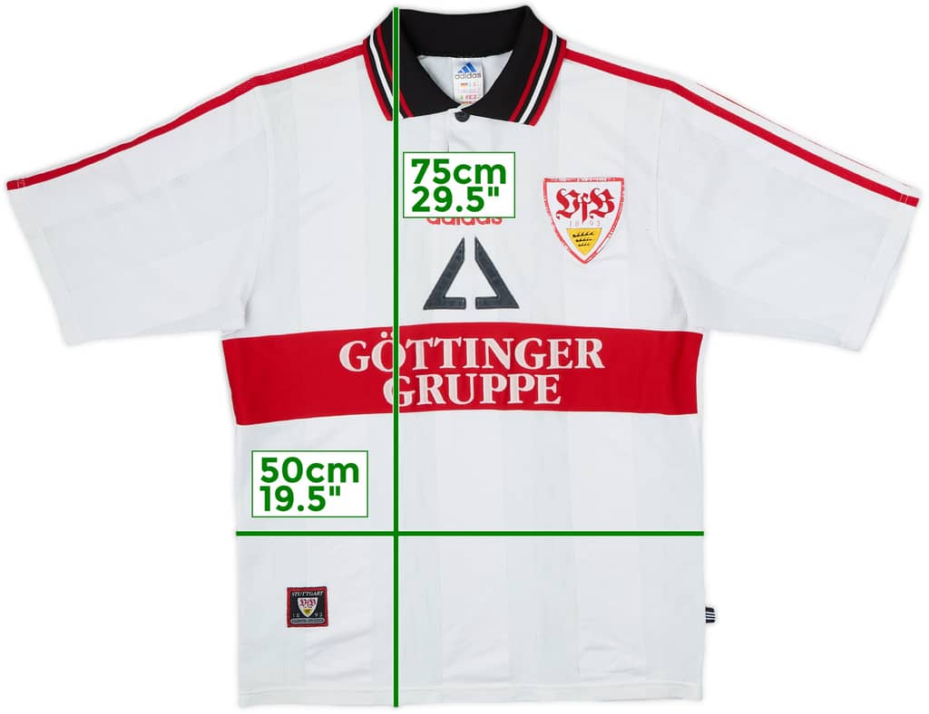 Camiseta de local del Stuttgart 1997-98 - 6/10 - (M)