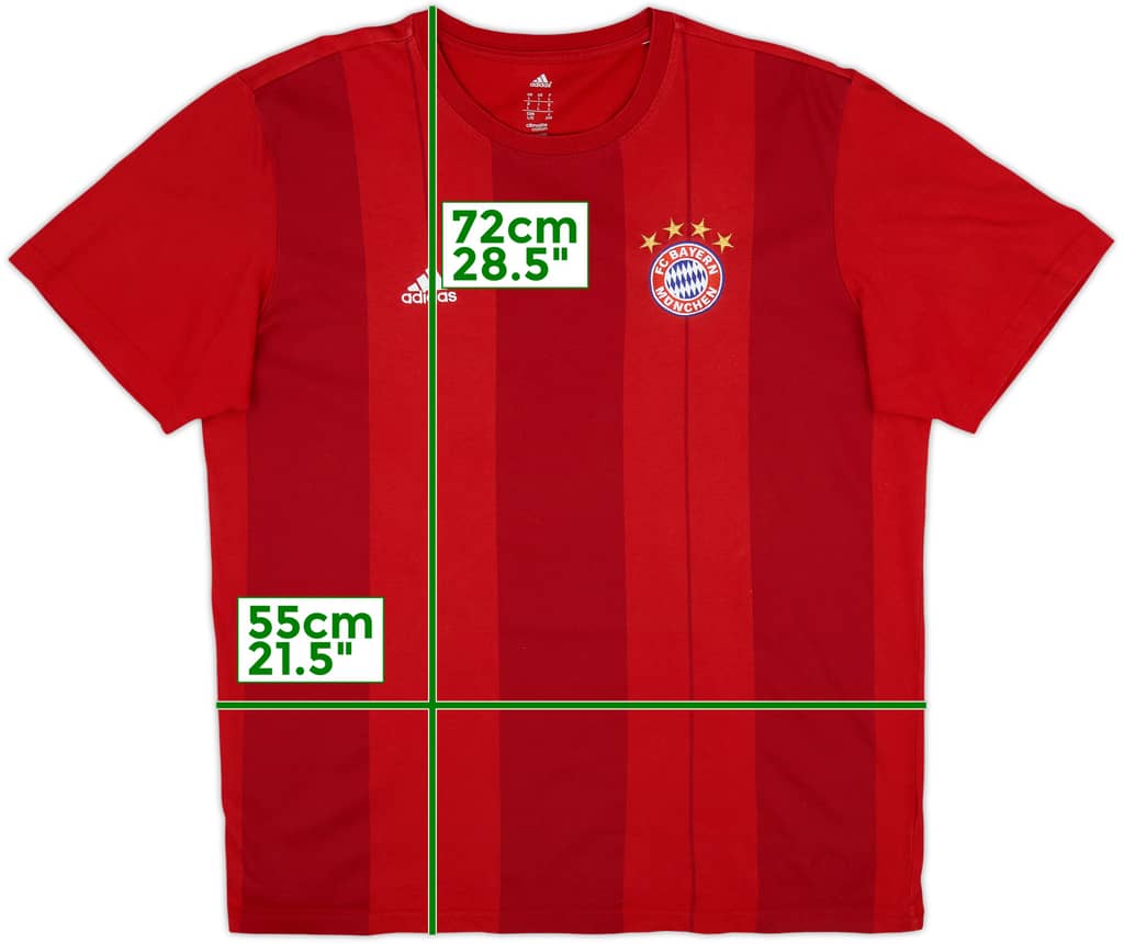 2015-16 Bayern Munich adidas Camiseta de algodón - 10/10 - (L)