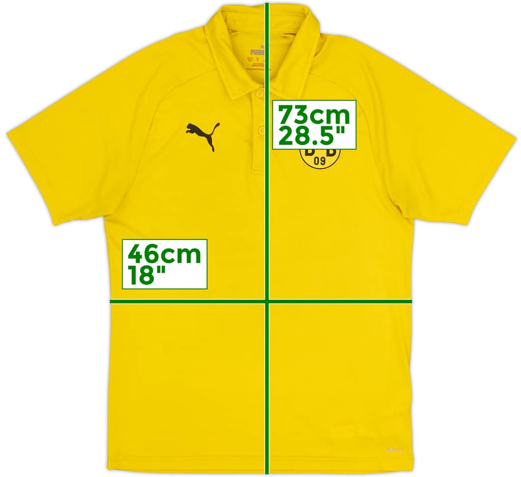 2019-20 Borussia Dortmund Puma Polo Shirt - 6/10 - (S)