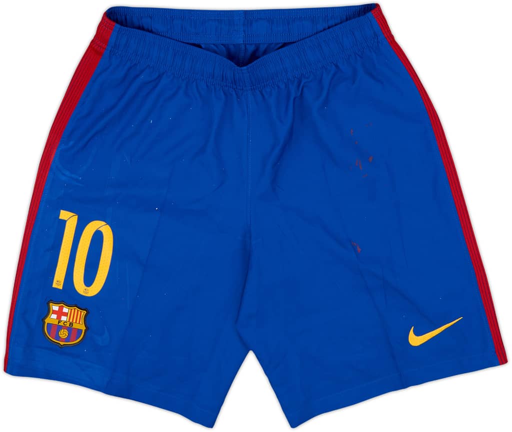 2016-17 Barcelona Home Shorts #10 - 5/10 - (M)