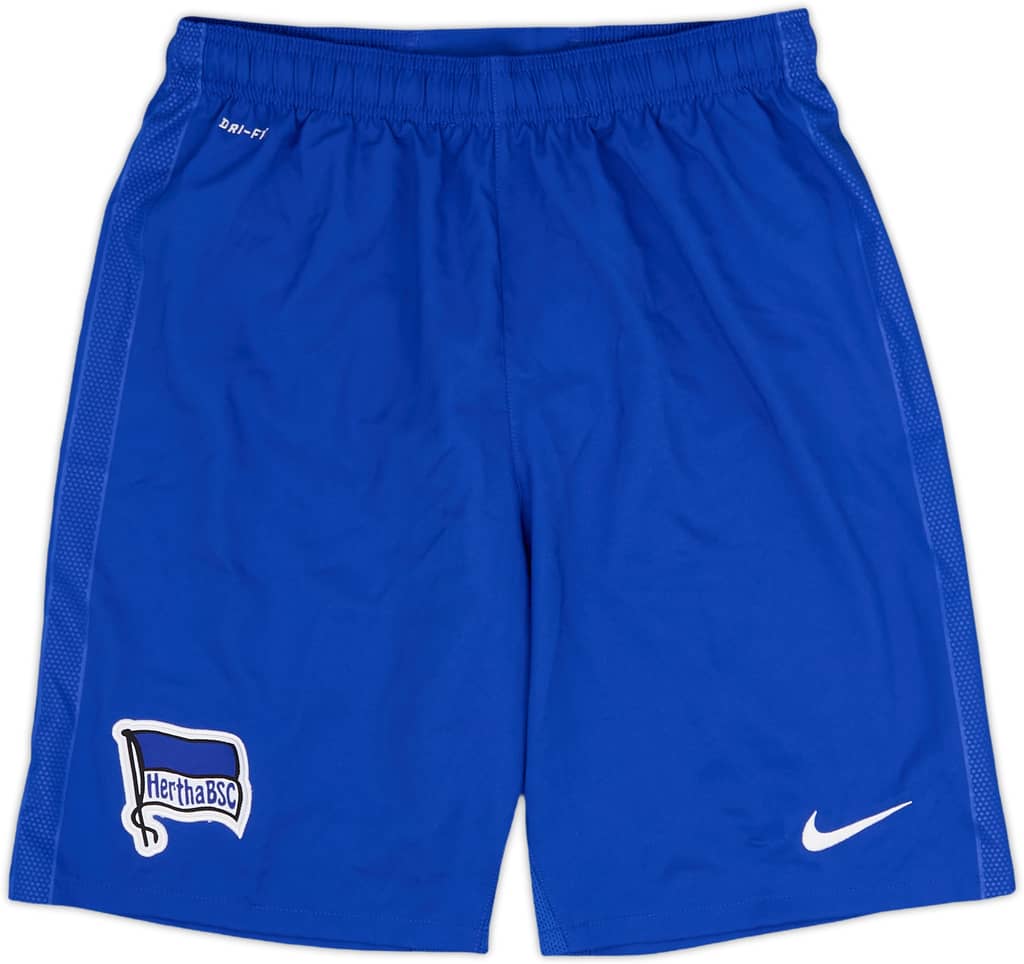 2012-13 Hertha Berlin Home Shorts - 10/10 - (XL.Boys)