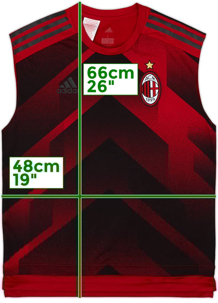 2017-18 AC Milan adidas Training Vest - 3/10 - (L.Boys)