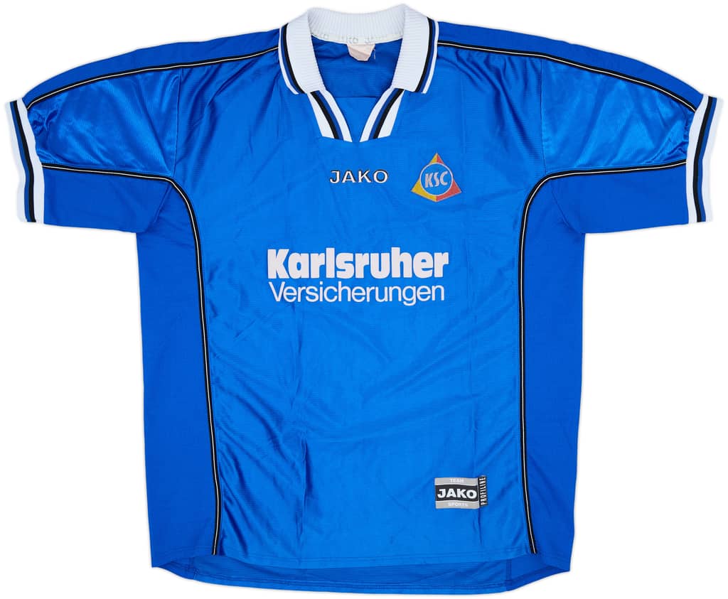 Camiseta de local del Karlsruhe 2000-01 - 8/10 - (XXL)