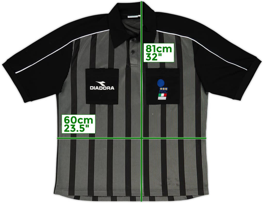 1999-00 Italy Diadora Referee Shirt - 7/10 - (XXL)
