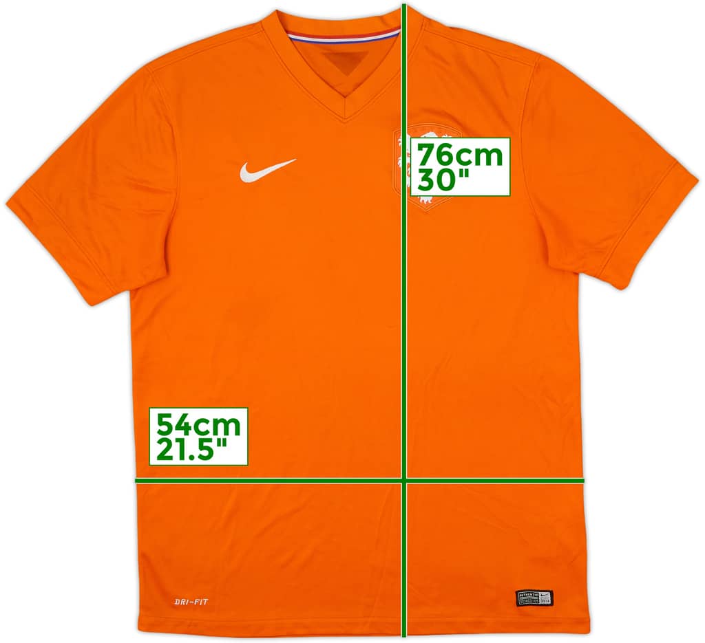 2014-15 Netherlands Home Shirt - 7/10 - (L)
