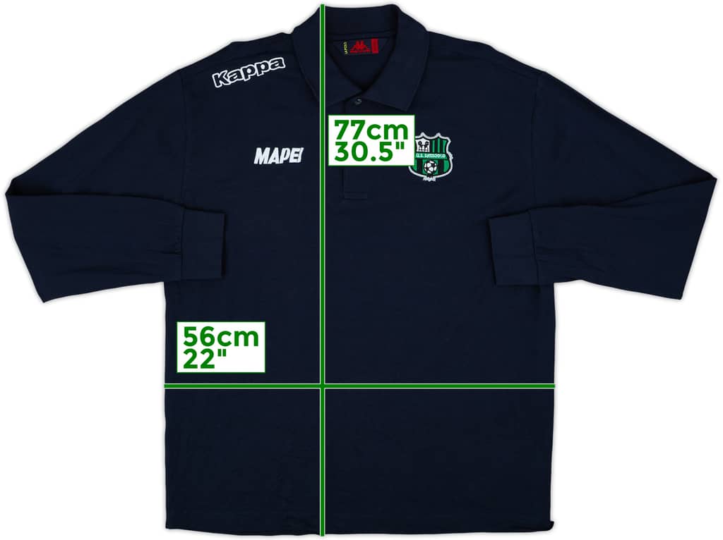 2016-17 Sassuolo Kappa Polo L/S Shirt - 10/10 - (XL)