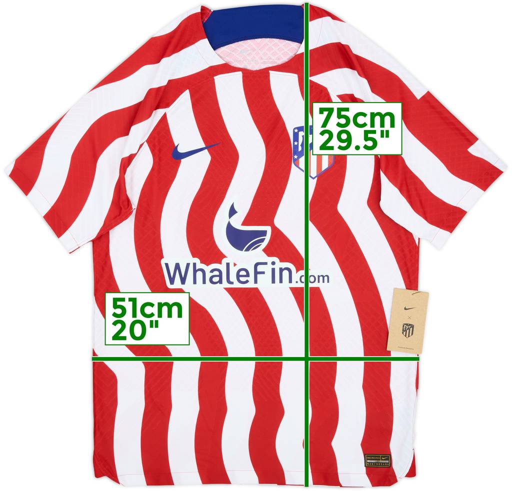 2022-23 Atletico Madrid Authentic Home Shirt (M)