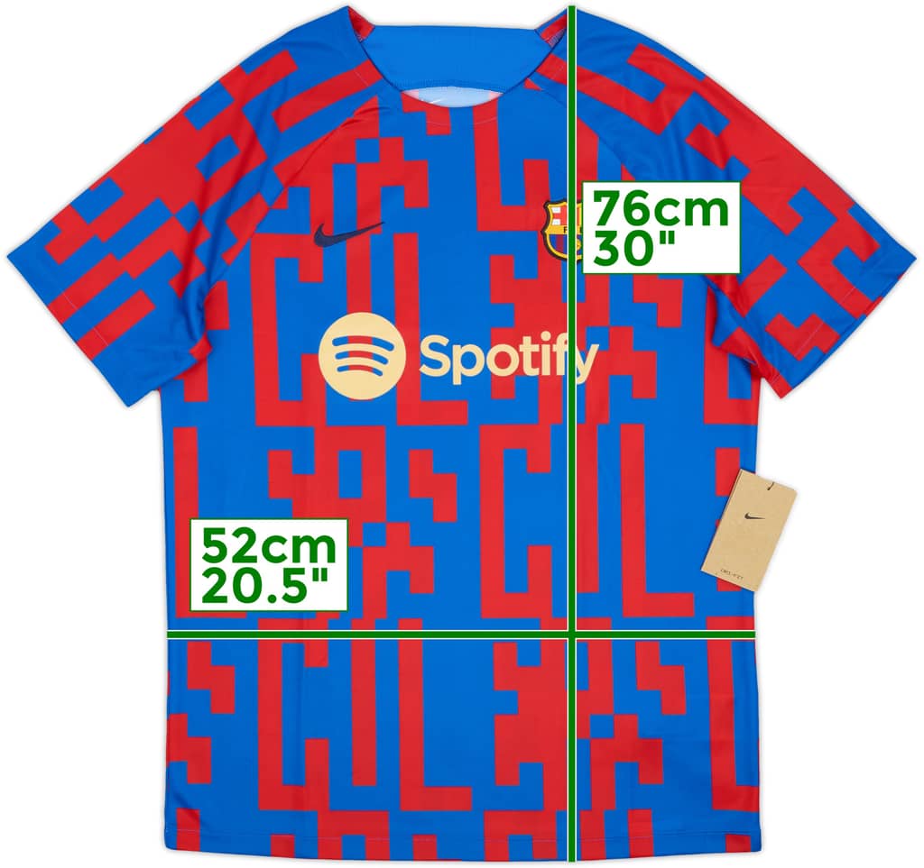 2022-23 Barcelona Nike Training Shirt (L)