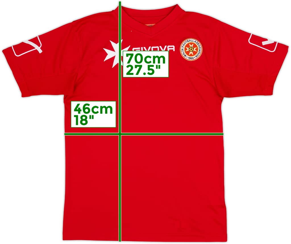 2010-12 Malta Givova Training Shirt - 8/10 - (S)