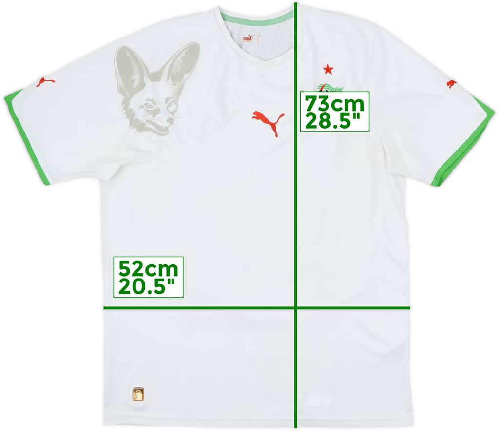 2010-11 Algeria Home Shirt - 8/10 - (L)