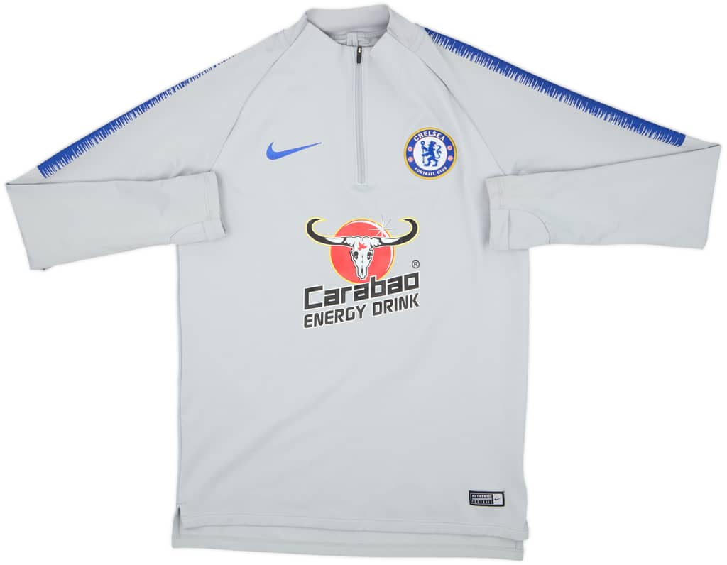 2018-19 Chelsea Nike 1/4 Zip Training Top - 8/10 - (M)
