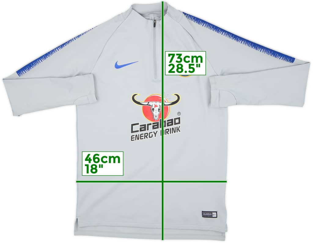 2018-19 Chelsea Nike 1/4 Zip Training Top - 8/10 - (M)