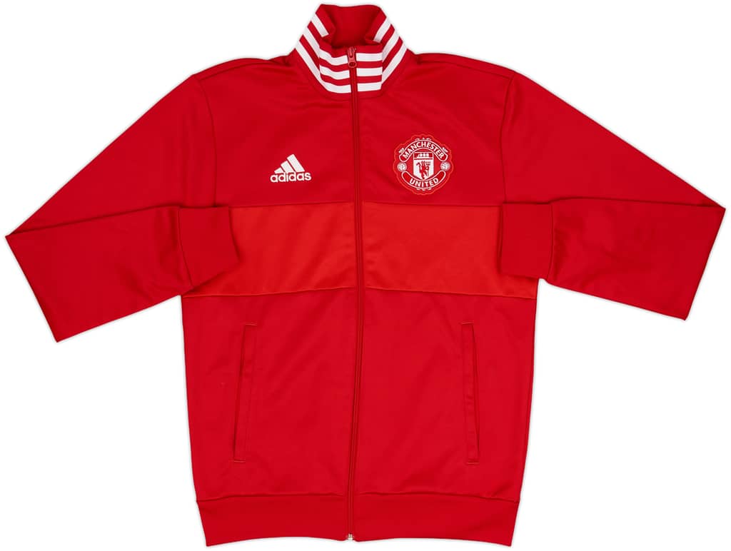 2017-18 Manchester United adidas Track Jacket - 10/10 - (S)