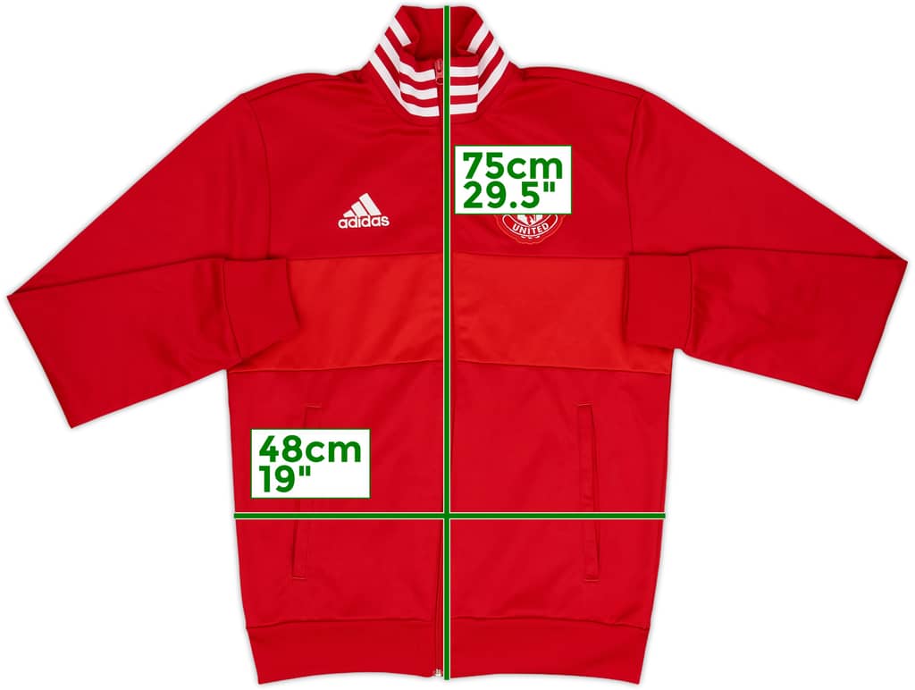 2017-18 Manchester United adidas Track Jacket - 10/10 - (S)