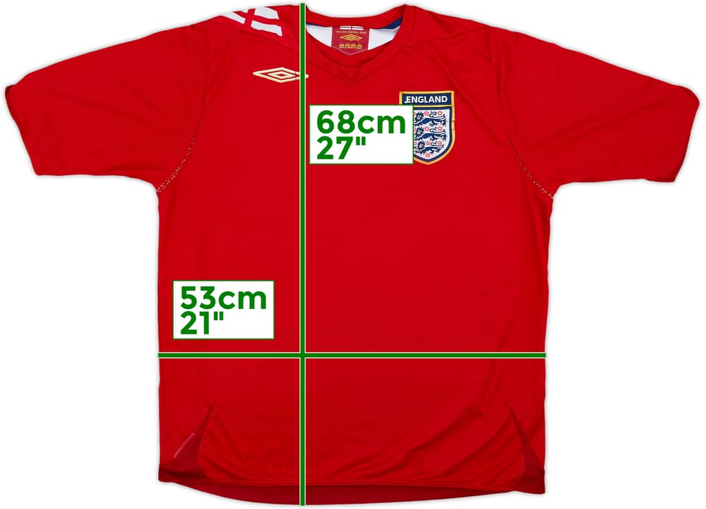 2006-08 England Away Shirt - 5/10 - (L)