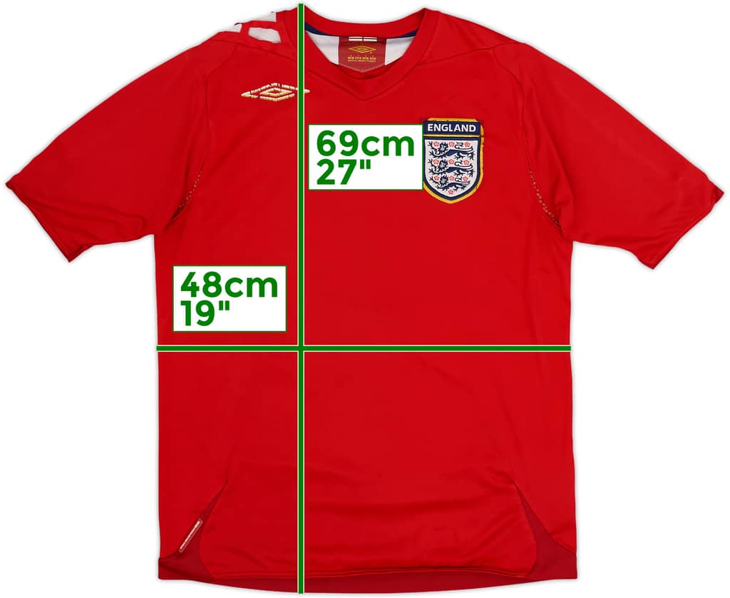 2006-08 England Away Shirt - 4/10 - (S)