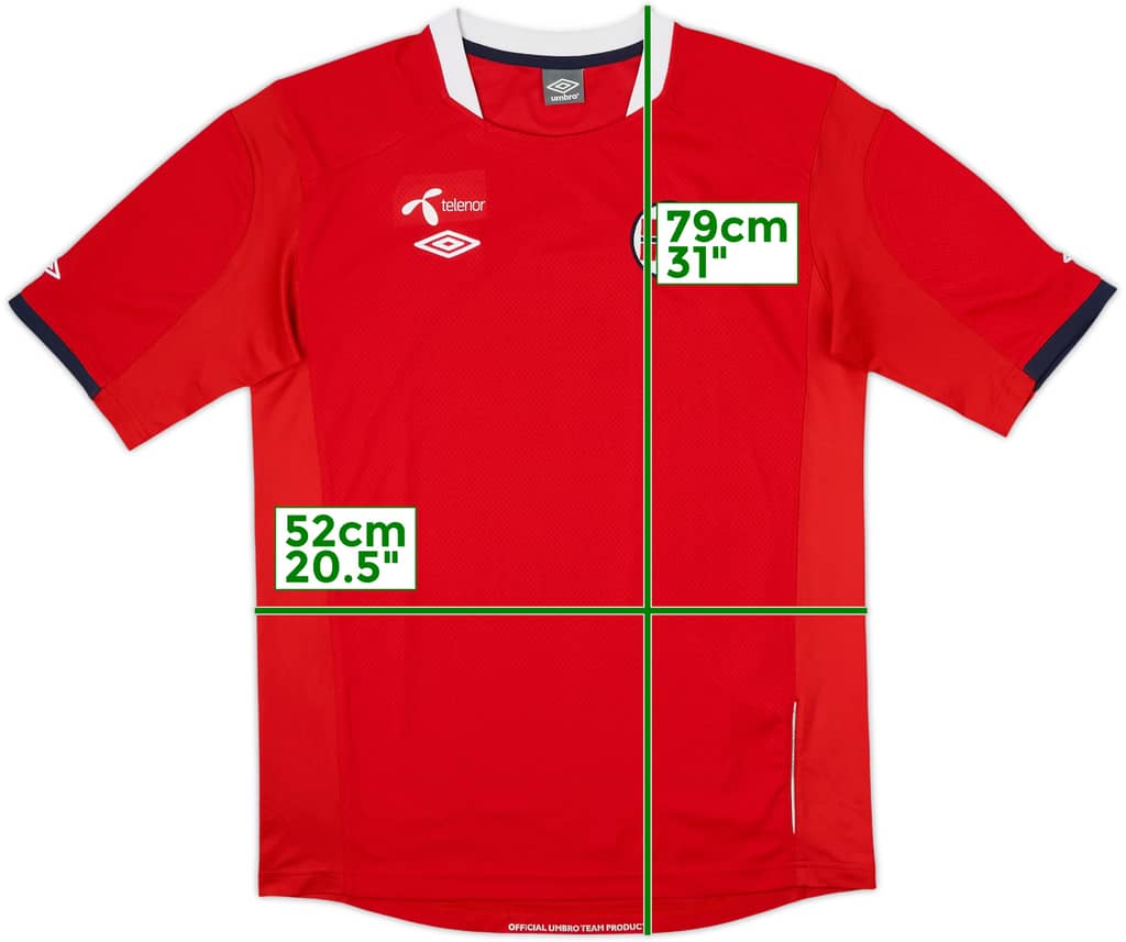 2010-11 Norway Home Shirt - 9/10 - (L)