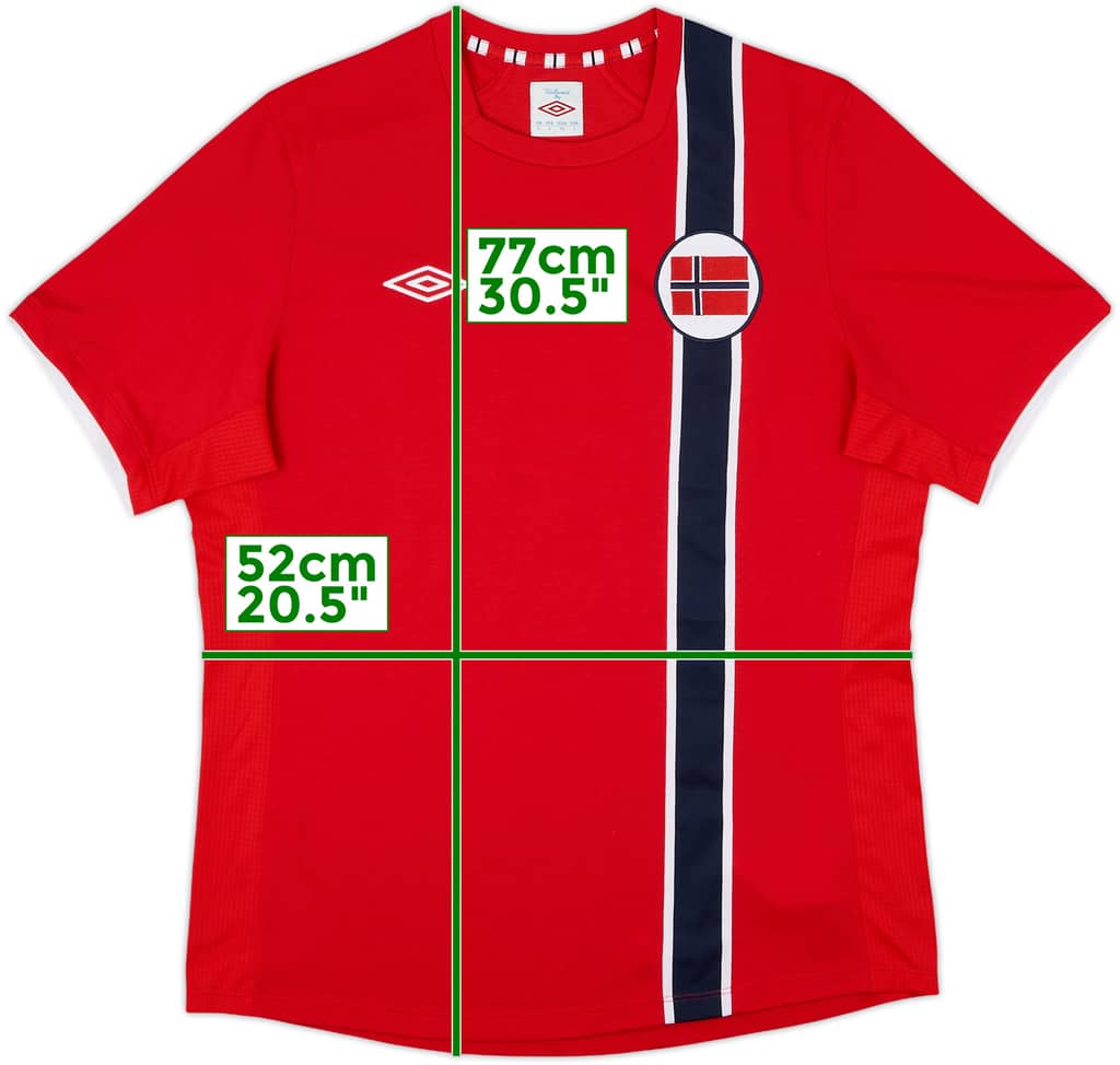 Camiseta de local de Noruega 2012-13 - 8/10 - (L)