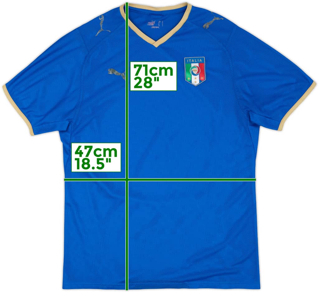 2007-08 Italy Home Shirt - 4/10 - (M)