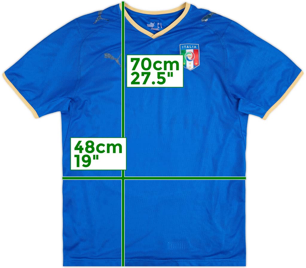 2007-08 Italy Home Shirt - 4/10 - (M)