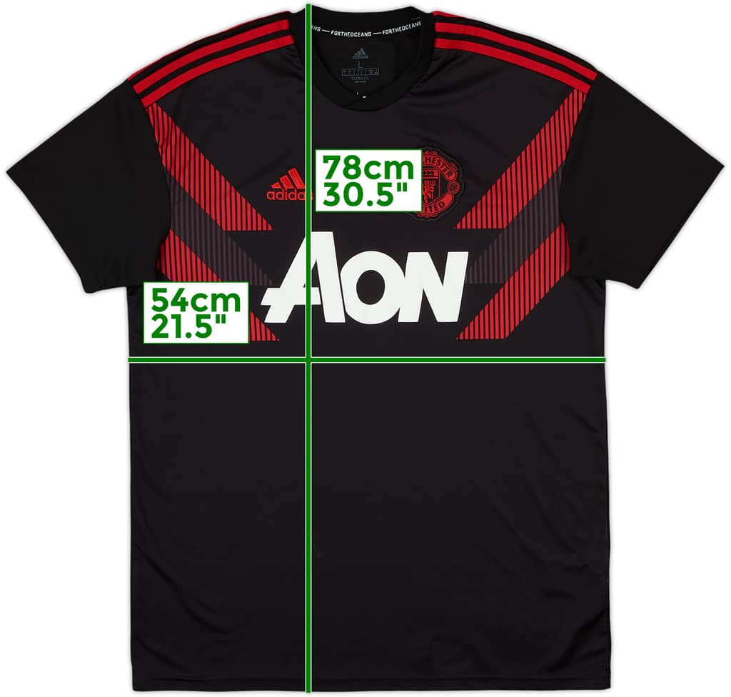 2018-19 Manchester United adidas Training Shirt - 9/10 - (L)