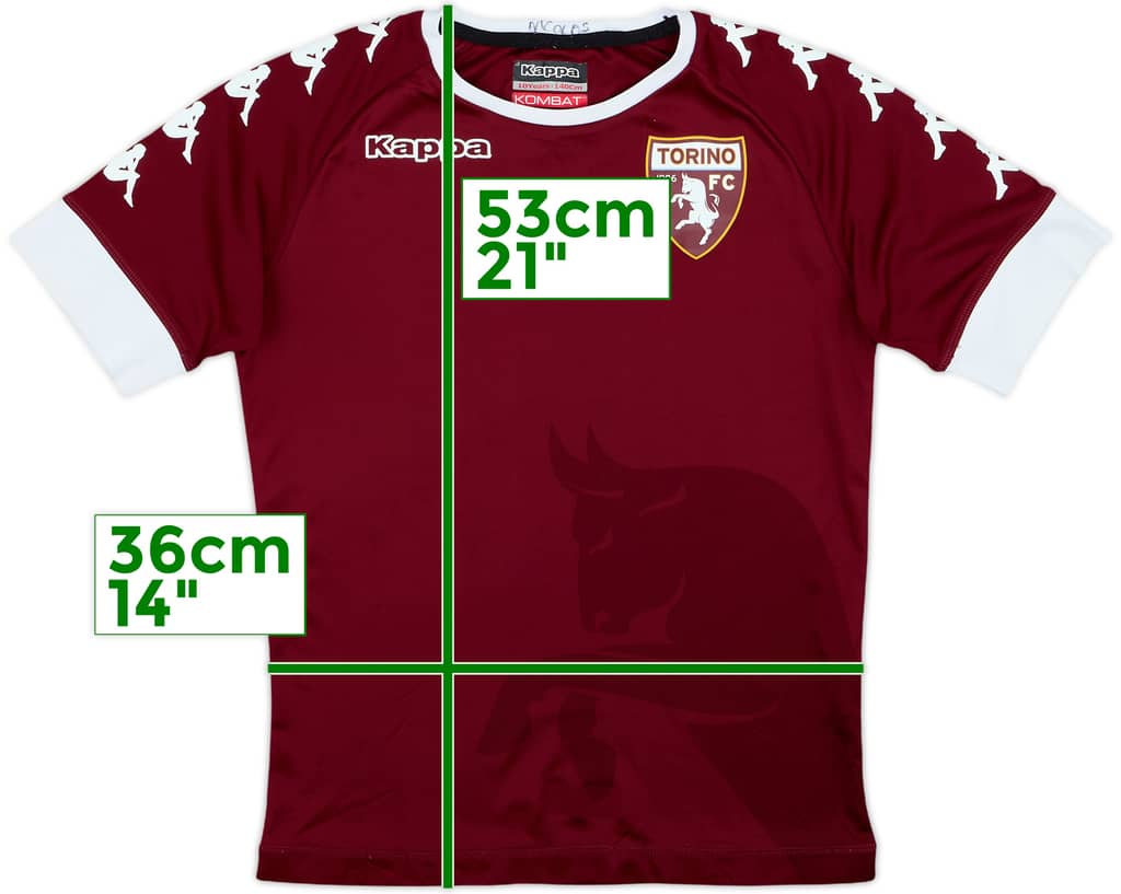 2016-17 Torino Home Shirt - 7/10 - (S.Boys)