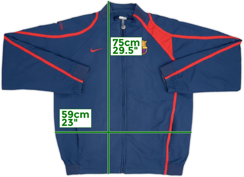2007-08 Barcelona Nike Track Jacket - 7/10 - (XL)