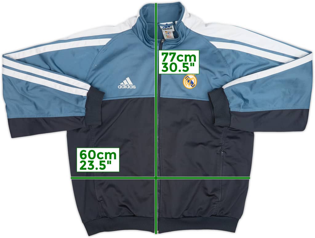 Chaqueta de chándal adidas del Real Madrid 2001-02 - 8/10 - (L/XL)