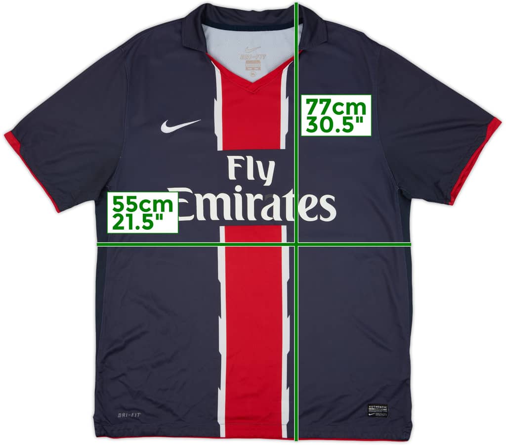 2010-11 Paris Saint-Germain Camiseta Visitante - 5/10 - (XL)