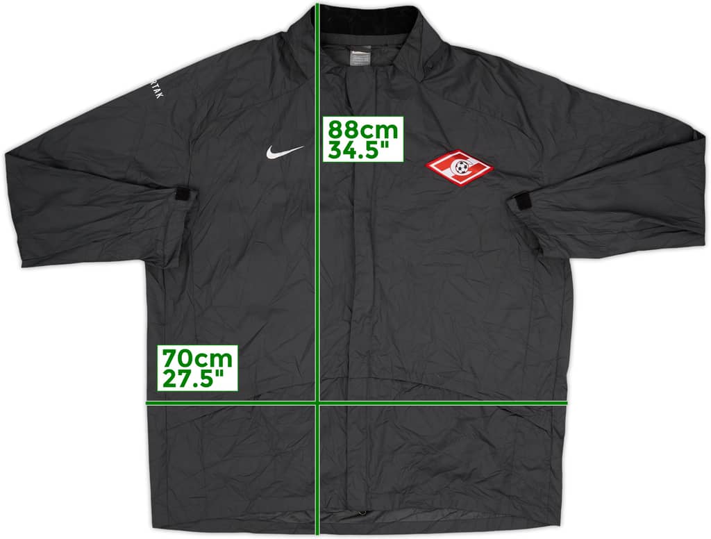 2007-08 Spartak Moscow Nike Hooded Rain Jacket - 8/10 - (XXL)