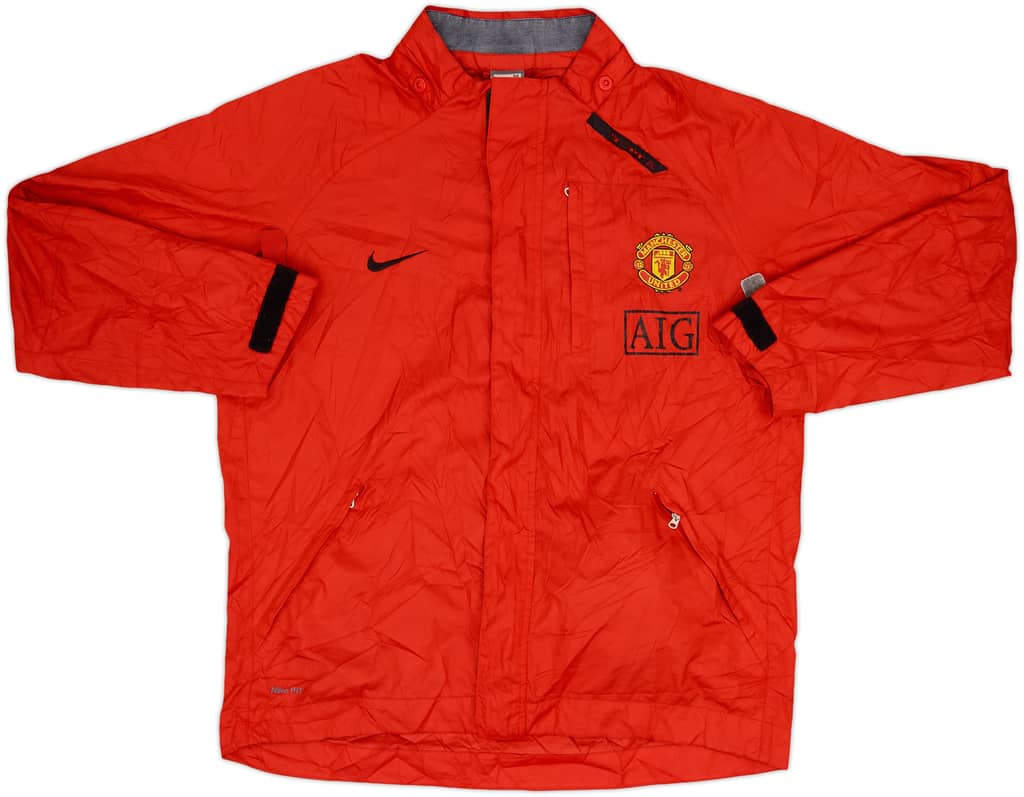 2007-08 Manchester United Nike Hooded Rain Jacket - 5/10 - (M)