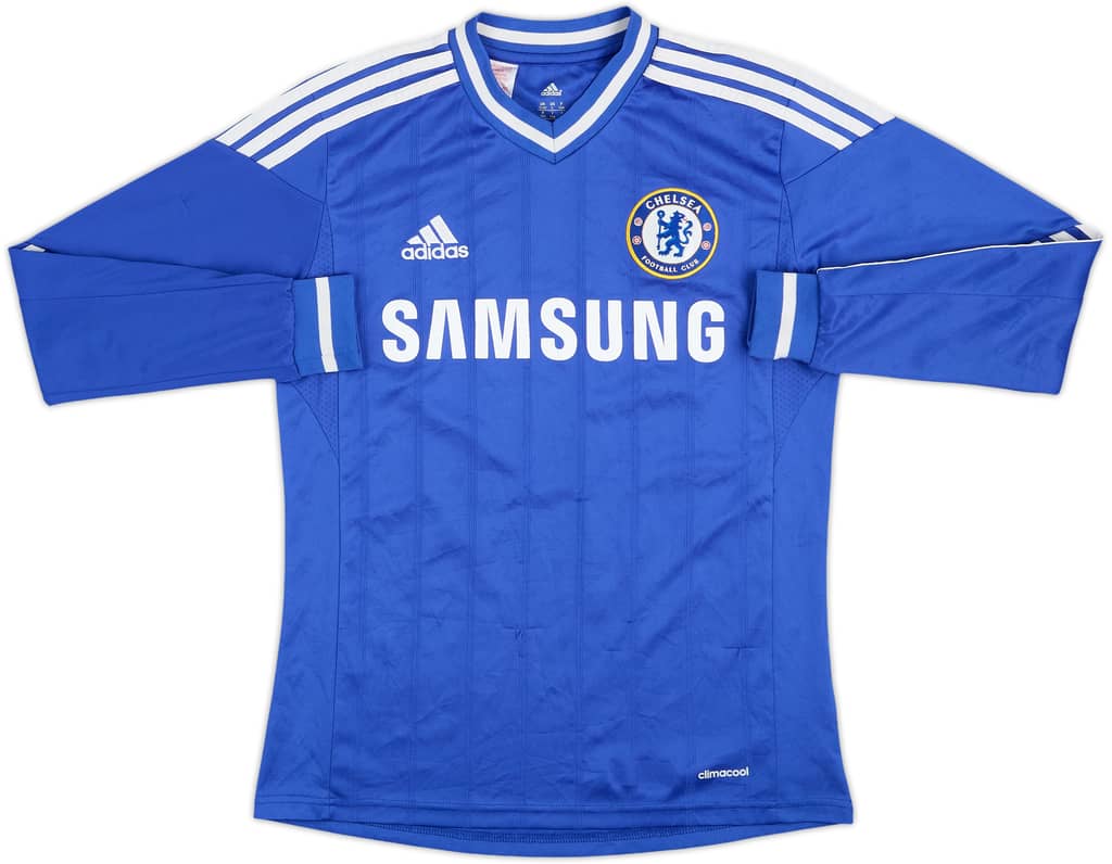 2013-14 Chelsea Home L/S Shirt - 6/10 - (L.Boys)