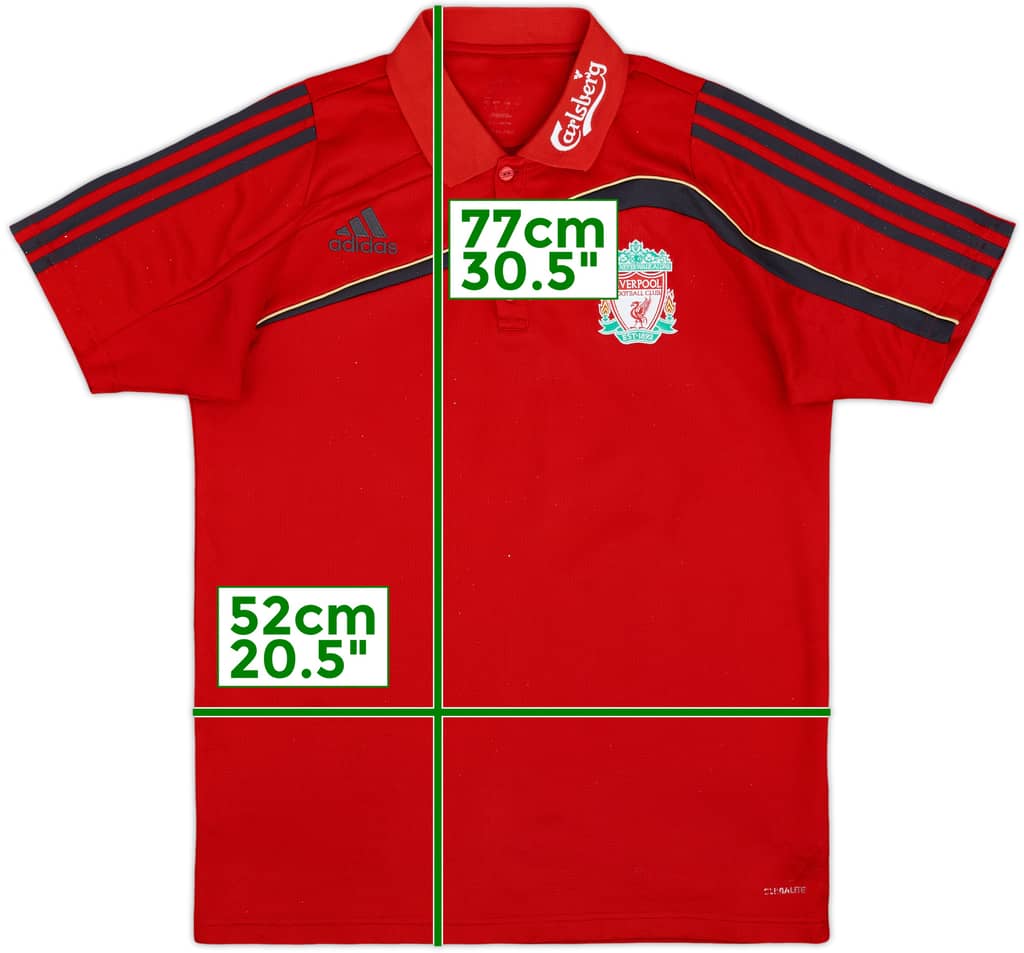 2009-10 Liverpool adidas Polo Shirt - 6/10 - (L)