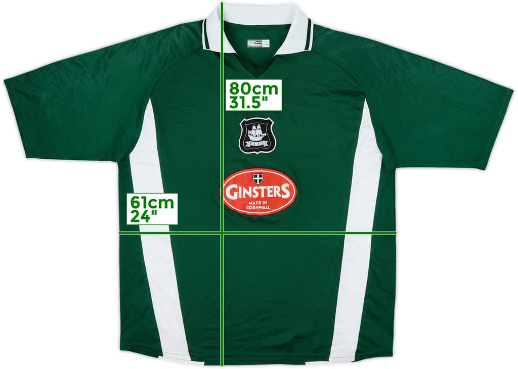 2003-05 Plymouth Home Shirt - 9/10 - (XL)