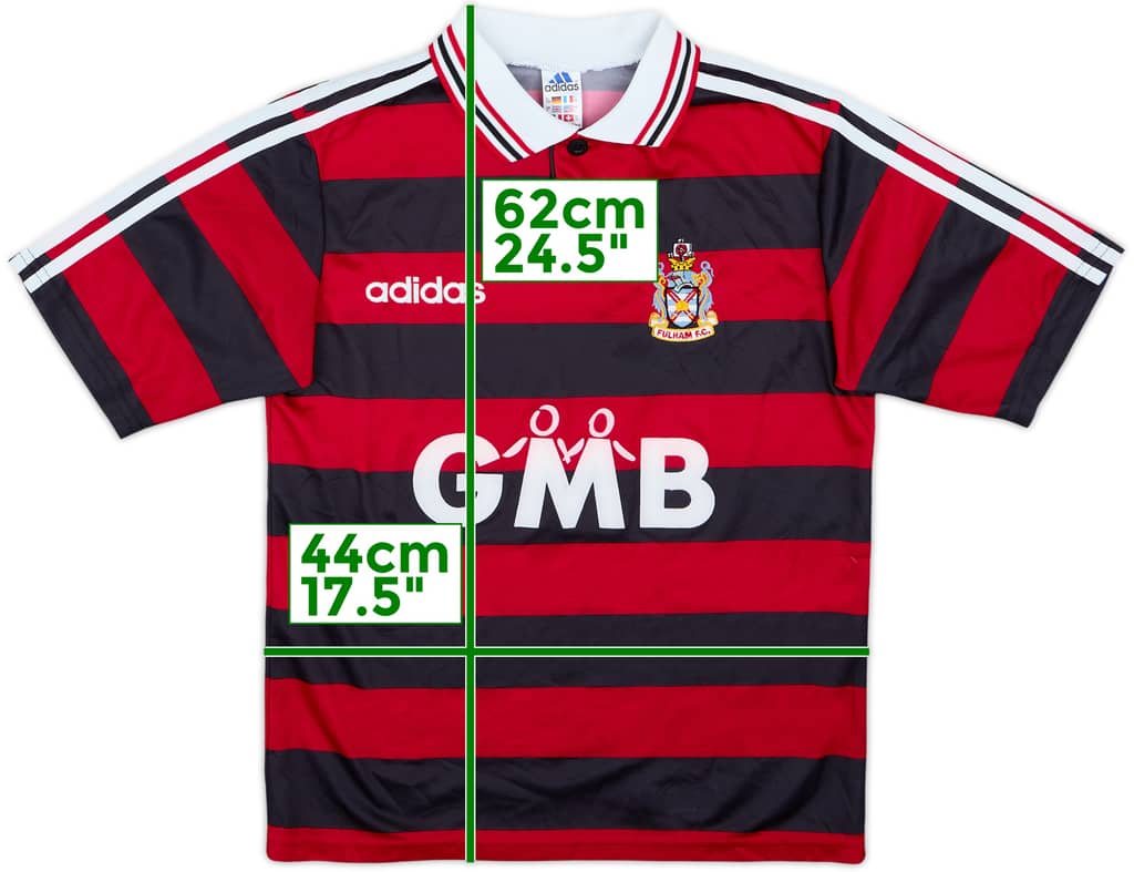 Camiseta de visitante del Fulham 1997-98 - 8/10 - (Juvenil L)