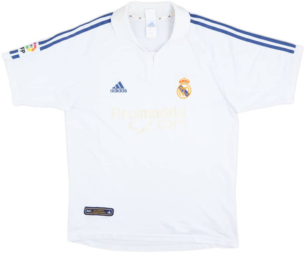 2001 Real Madrid Home Shirt - 4/10 - (M)