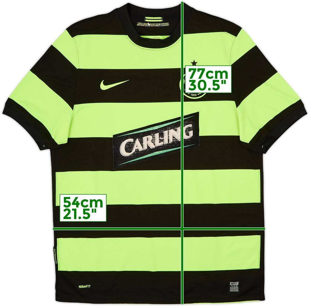 Camiseta de visitante del Celtic 2009-11 - 6/10 - (M)
