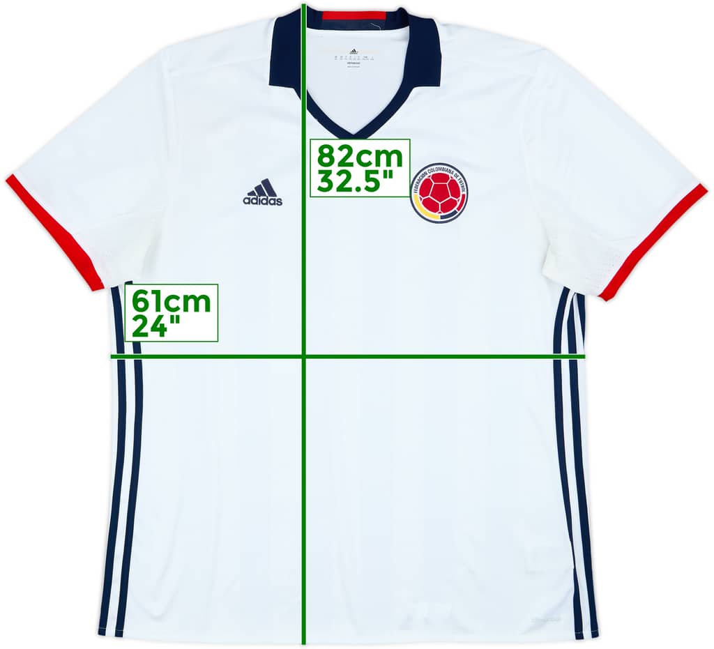 Camiseta de visitante de Colombia 2016-18 - 8/10 - (XXL)